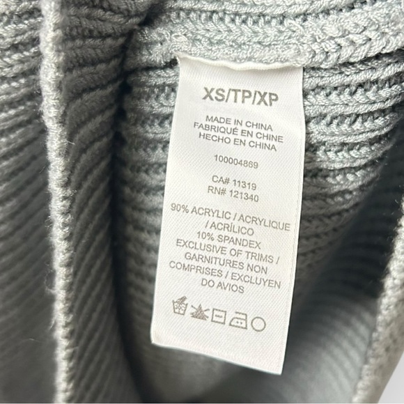 Dynamite Grey & Metallic Knit Dress XS - Picture 4 of 7